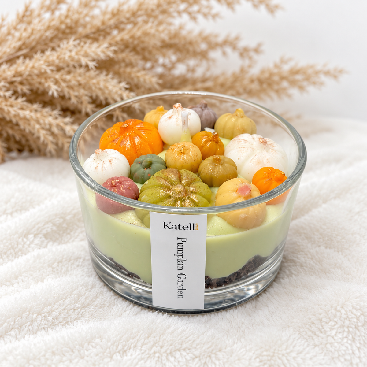 🎃Pumpkin Garden – Duftkerze im Glas mit Pumpkin-Buttercreme-Duft