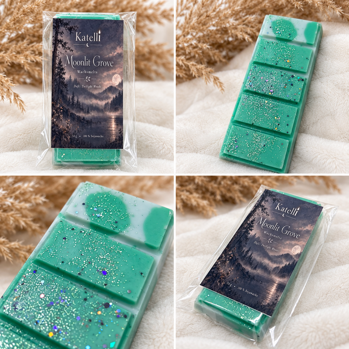 🌙 Moonlit Grove – Twilight Woods Wax Melts aus Sojawachs