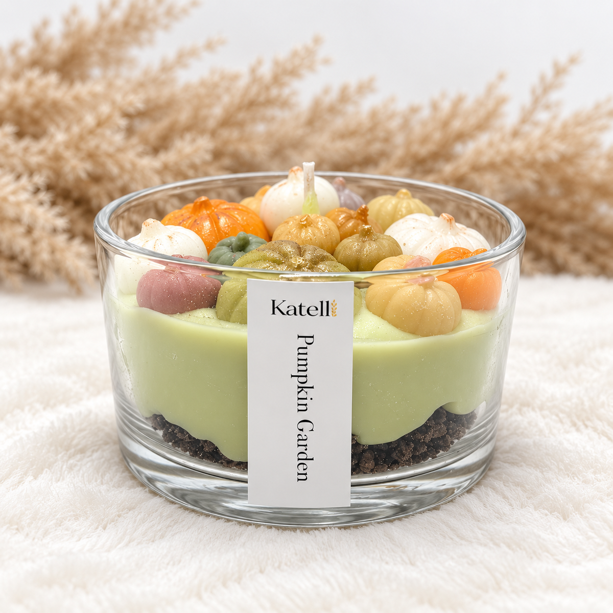 🎃Pumpkin Garden – Duftkerze im Glas mit Pumpkin-Buttercreme-Duft