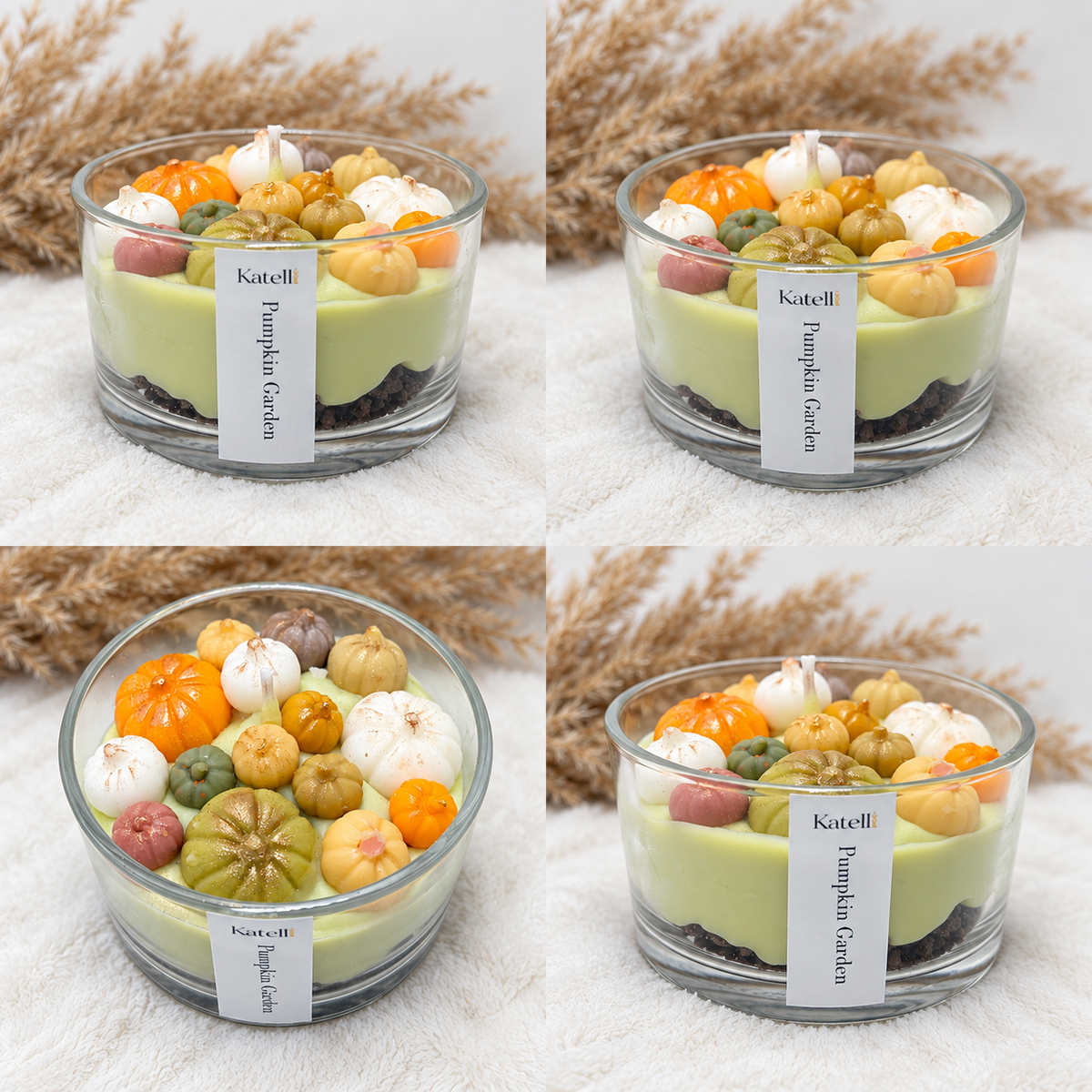 🎃Pumpkin Garden – Duftkerze im Glas mit Pumpkin-Buttercreme-Duft