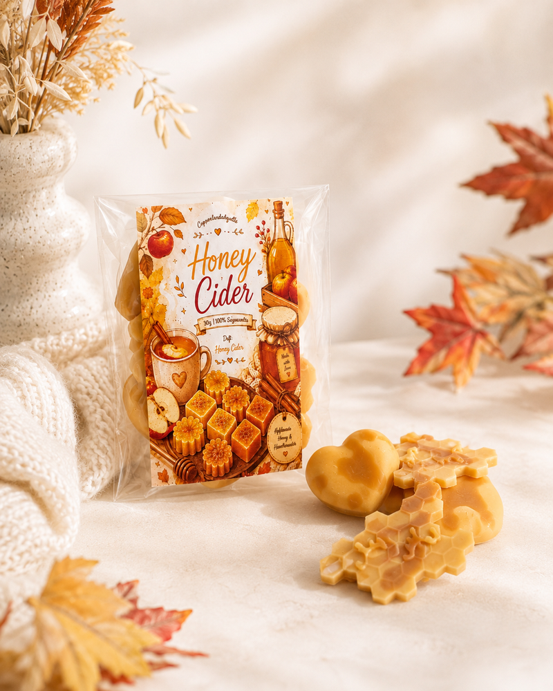 🍯 Honey Cider Wax Melt – Apfel, Honig & Herbstgewürze