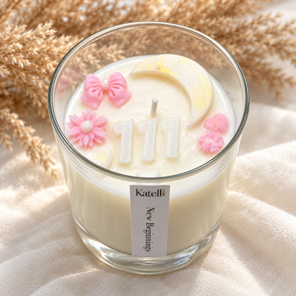 🌙New Beginnings&nbsp; – Duftkerze im Glas mit Mango-Ananas-Duft