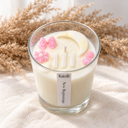 🌙New Beginnings&nbsp; – Duftkerze im Glas mit Mango-Ananas-Duft